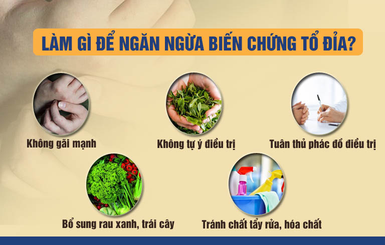 Cách ngăn ngừa biến chứng tổ đỉa