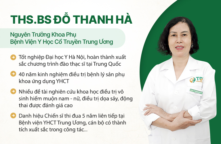 Bệnh nhân được trực tiếp Ths.Bs Đỗ Thanh Hà thăm khám, đảm bảo hiệu quả điều trị cao