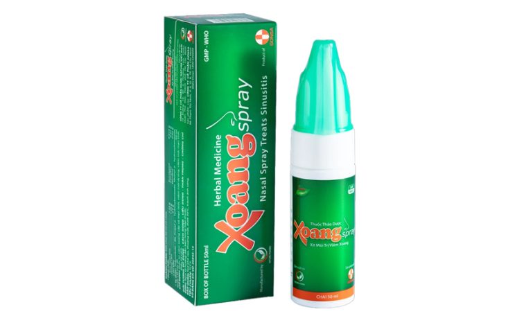 Xịt mũi thảo dược Xoangspray rất lành tính