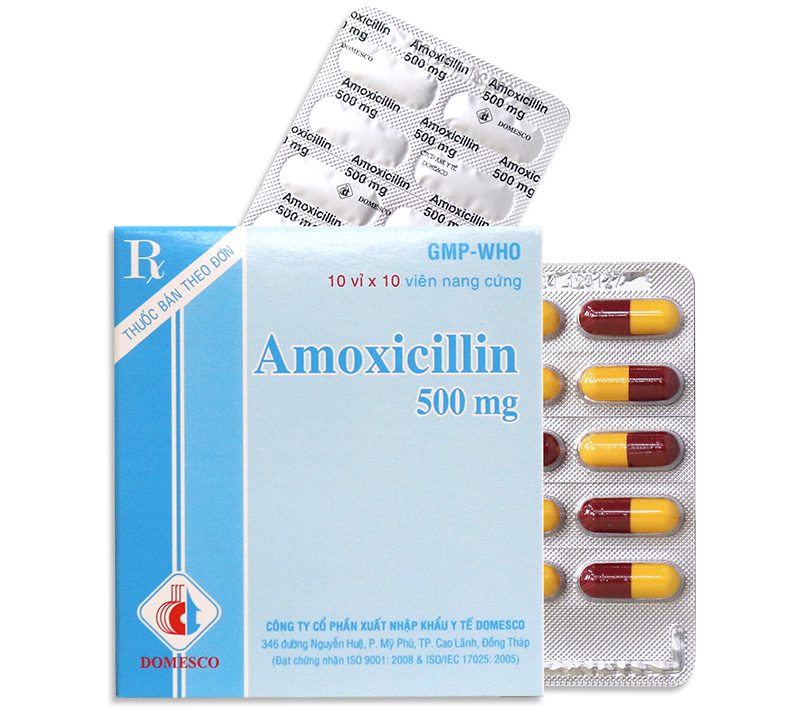 Amoxicillin giúp giảm viêm, tiêu sưng tại amidan