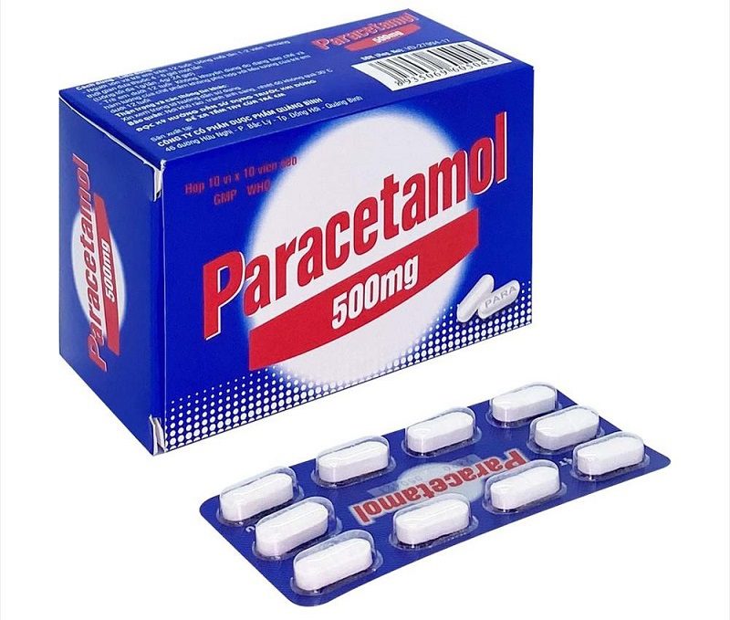 Paracetamol là thuốc trị viêm amidan cho trẻ