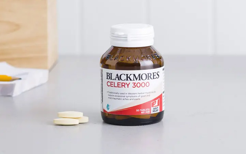 Blackmores Celery 3000mg hỗ trợ cải thiện gút hiệu quả