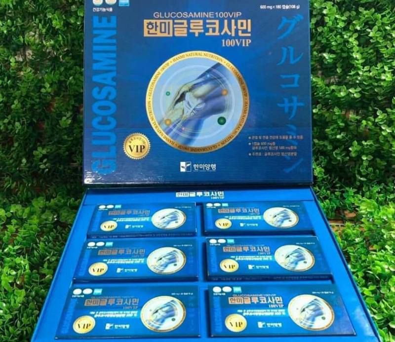 Glucosamine 100 VIP giảm triệu chứng gout và cải thiện sức khỏe xương khớp