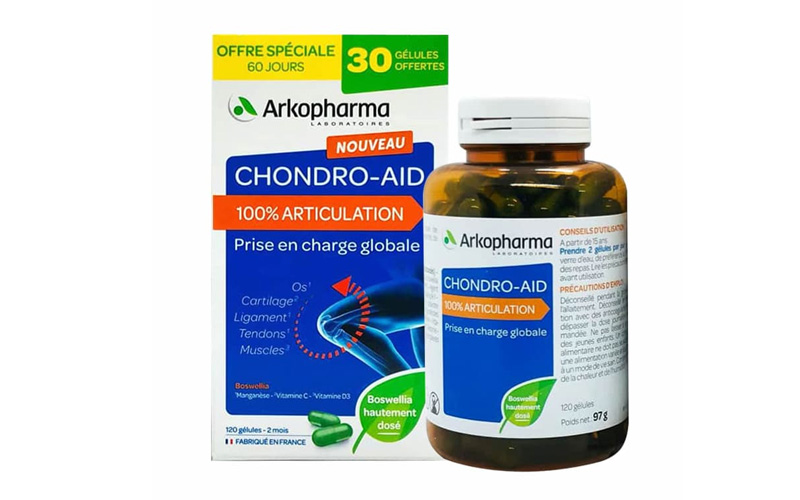 Arkopharma Chondro-Aid Arkoflex Fort chiết xuất từ thành phần thảo dược tự nhiên